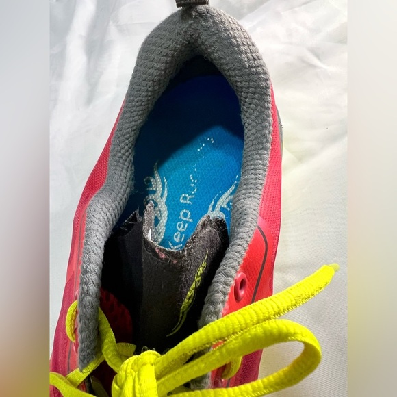 Hoka One One Conquest Red / Yellow Women’s Running Shoe 9.5 - Picture 11 of 16